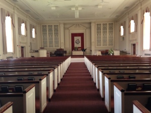 Inside the sanctuary